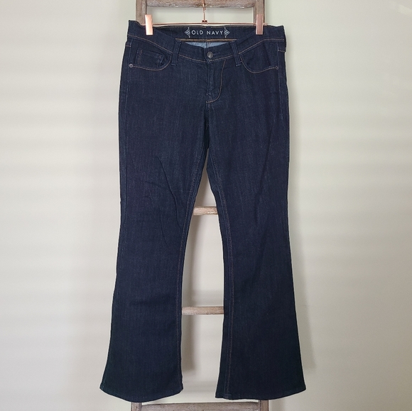 Old Navy Denim - Old Navy Skinny Mini-Flare Dark Wash Jeans